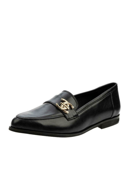 S Γυναικεία Loafers σε Μαύρο Χρώμα