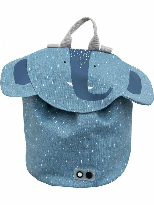 Trixie Mini Mrs Elephant School Bag Backpack Kindergarten Light Blue