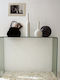 Cristalline Konsolentisch Glas Transparent M110xB35xH75cm