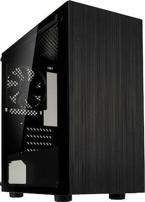 Kolink Stronghold M Gaming Mini Tower Κουτί Υπολογιστή με Πλαϊνό Παράθυρο Μαύρο