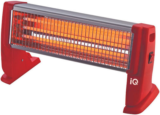 IQ Quartz Heater with Thermostat 1500W Red