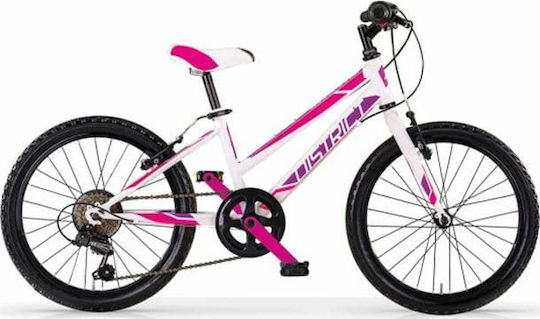 MBM District 24" Kinder Fahrrad Mountainbike 18 Gänge (2020) Damen Rosa