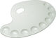Archetypon Plastic 9-Slot Paint Palette Oval 1pcs
