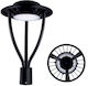 Spot Light Outdoor Floor Lamp LED Road 100W with Warm White Light IP65 Black