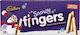 Cadbury Бисквити Snowy Fingers на пръчици с покритие 115 г