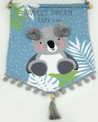 Material für Hochzeitsgeschenke Banner Koala 28x22cm