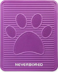 Neverbored Mat Cat Toilet Eggplant 51x42cm.