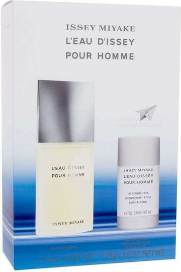 Issey Miyake L´Eau D´Issey Pour Homme Мъжки Парфюмен Комплект с Тоалетна Вода