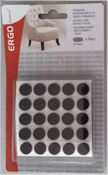 ERGOhome 570600.0000-1 Round Felts with Sticker 17mm 25pcs