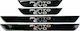 Race Axion Car Interior Decorative Door Sills Fiat Punto Evo / Punto 4pcs