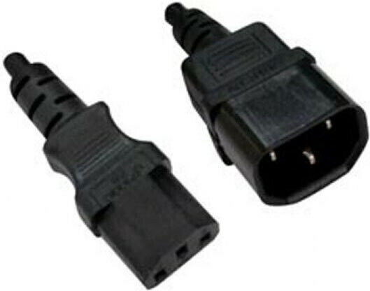 IEC C13 - IEC C14 Cable 5m Μαύρο 02.005.0070