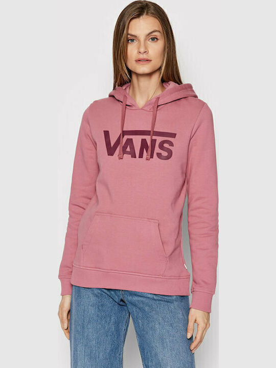 Vans Γυναικείο Φούτερ με Κουκούλα Ροζ