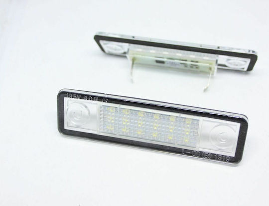 License Plate Lights for Opel Zafira A / Astra F,G / Corsa B / Vectra B / Omega - Combi 2pcs