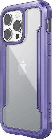 X-Doria Raptic Shield Pro Umschlag Rückseite Kunststoff Lila (iPhone 13 Pro)