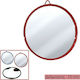 Schminkspiegel Wand 15cm Rot