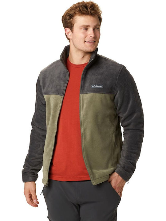Steens Mountain Men's Fleece Cardigan Green
