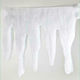 Eurolamp Christmas Plastic Figure Ceiling Pendant White Length 200cm Decorative Stalactites with Glitter 3pcs
