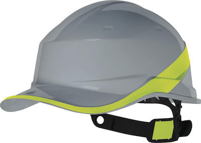 Delta Plus Diamond V Construction Site Helmet Gray