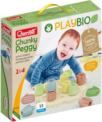 Quercetti Baby Toy Chunky Peggy Bio for 12++ Months