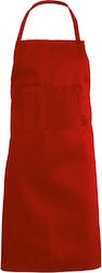 Beunique Ποδιά Σεφ Ολόσωμη Be Unique Apron Κόκκινη
