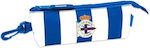 BigBuy Fabric Pencil Case Deportivo de La Coruna with 1 Compartment Blue