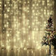 240 Weihnachtslichter LED 3für eine E-Commerce-Website in der Kategorie 'Weihnachtsbeleuchtung'. Warmes Weiß Elektrisch vom Typ Vorhang mit Transparentes Kabel GlobalExpress