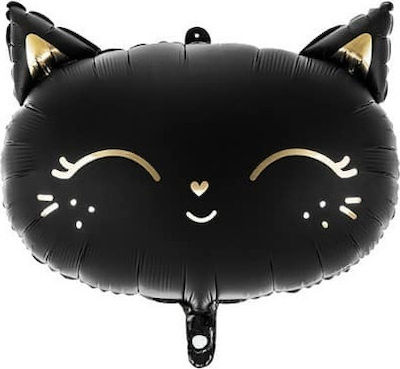 Balon Folie Halloween Negru Γατούλα 48buc