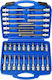 Long Socket with Motor Torx and Socket 1/2'' Set 32pcs