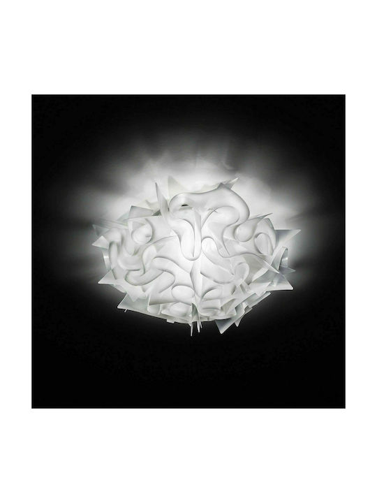 Slamp Veli Mini Opal Ceiling Mount Light White with Socket E14