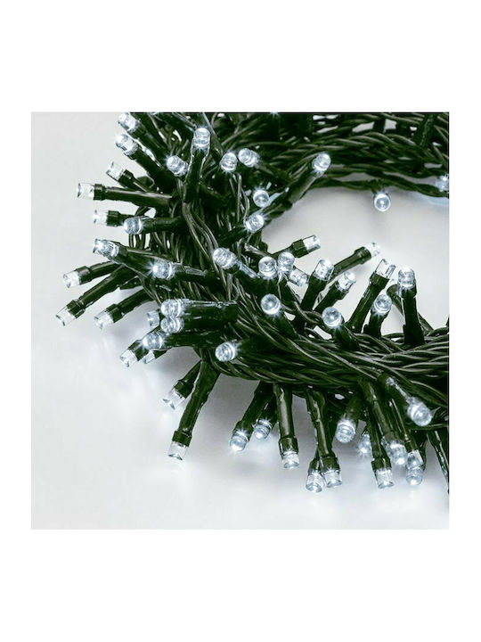 140 Lights LED 14m. Cold White in String 1pcs