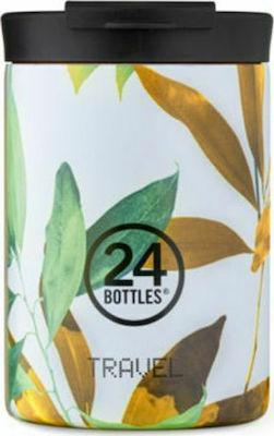 24Bottles Travel Tumbler Cană gradată Termos Oțel inoxidabil Fără BPA Multicolor 350ml