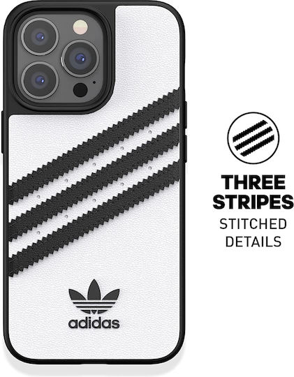adidas Moulded Umschlag Rückseite Silikon White / Black (iPhone 13 Pro)