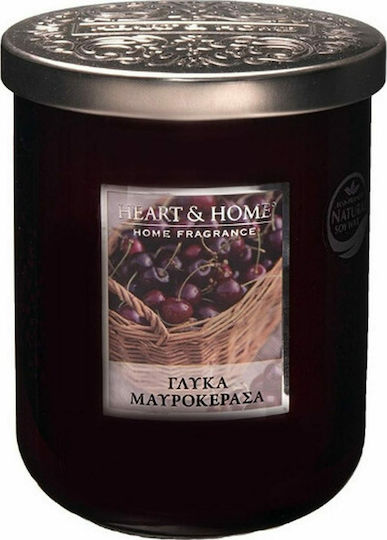 Heart & Home Aromatische Soja Kerze im Glas Schwarze Kirsche Heart & Home Aromatische Soja Kerze im Glas Schwarze Kirsche