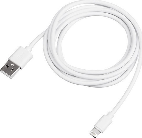 Akyga USB-A to Lightning Cable White 1.8m (AK-USB-31)