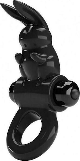 Pretty Love Exciting Ring Vibrating Cockring Black