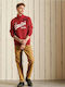 Sweatshirt Burgundisch