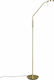 Trio Lighting Monza LED Floor Lamp H145xW25cm. with Warm White Light 1400lm Gold