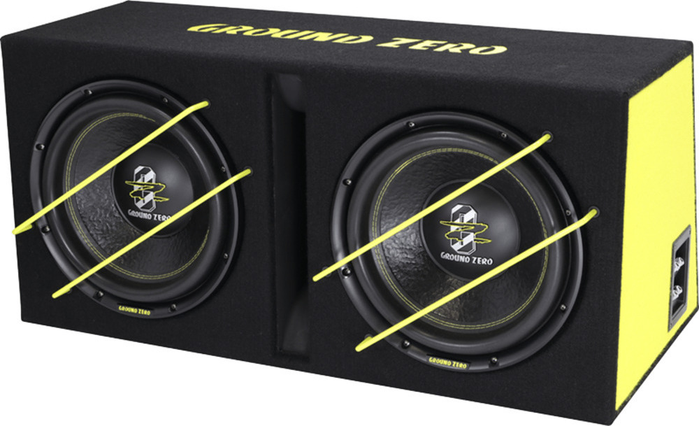 Ground Zero Subwoofer Αυτοκινήτου 12" 1000W RMS με Κούτα 2.3000XSPL