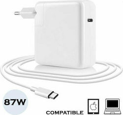 Lamtech LAM023510 87W 20.2V USB-C με Καλώδιο Τροφοδοσίας