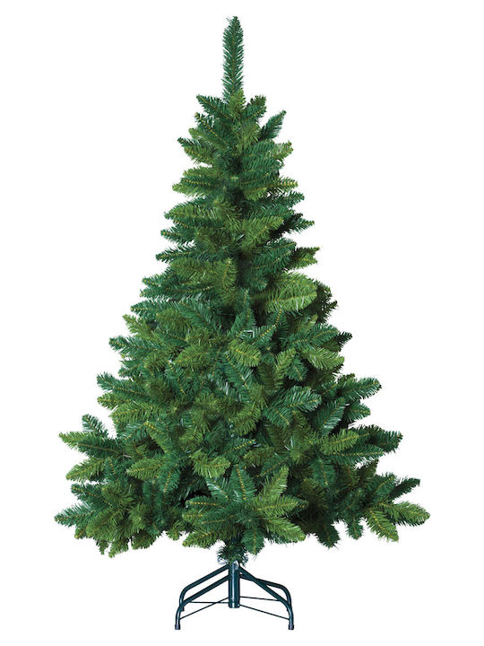 Blooming Sapin Christmas Green Tree with Metallic Base H210cm