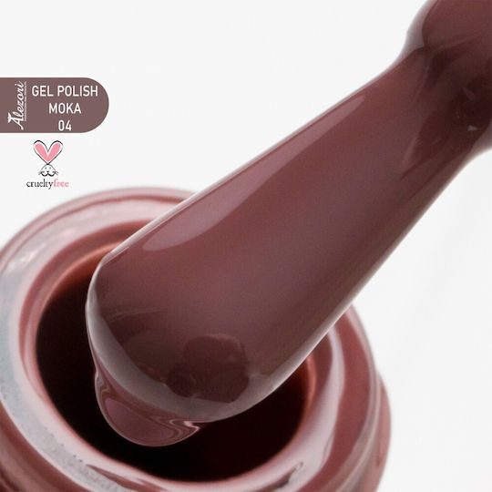 Alezori Classic Halb-permanenter Nagellack 157 Mocha Brown 15ml 1Stück