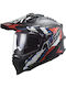 LS2 Explorer C MX701 Extend On-Off Helmet with Pinlock and Sun Visor ECE 22.05 1380gr Matt Red EXPLOREREMR