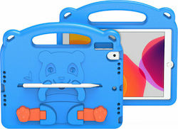 Dux Ducis Panda Back Cover Silicone Durable for Kids Blue (iPad 2019/2020/2021 10.2'')