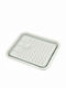 Plastic White Dish Rack and Drainer 40x30x10cm