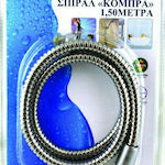Sidirela Ε 0465 Ε-0465 Duschschlauch Spirale Inox 150cm Silber