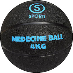 Sporti Топка Медицина 4кг в Черен Цвят