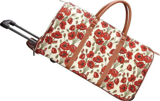 Signare Poppy Σακ Βουαγιάζ με Ρόδες Υφασμάτινο Μ58xΠ30xΥ31εκ.