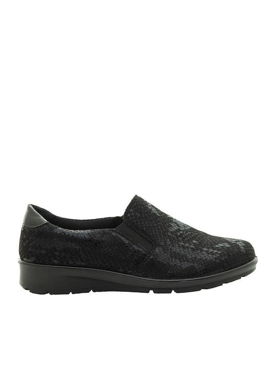 Ανατομικά Γυναικεία Slip-On Μαύρα