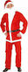 Adult Christmas Santa Claus Costume Red