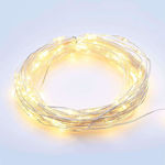 100 Светлини LED 13m. Топъл бял тип Лента 1бр